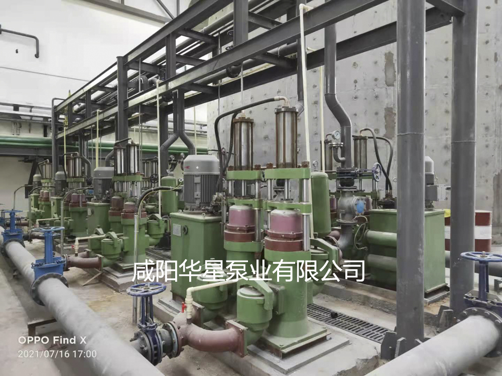 壓濾機入料泵在洗煤廠使用現(xiàn)場